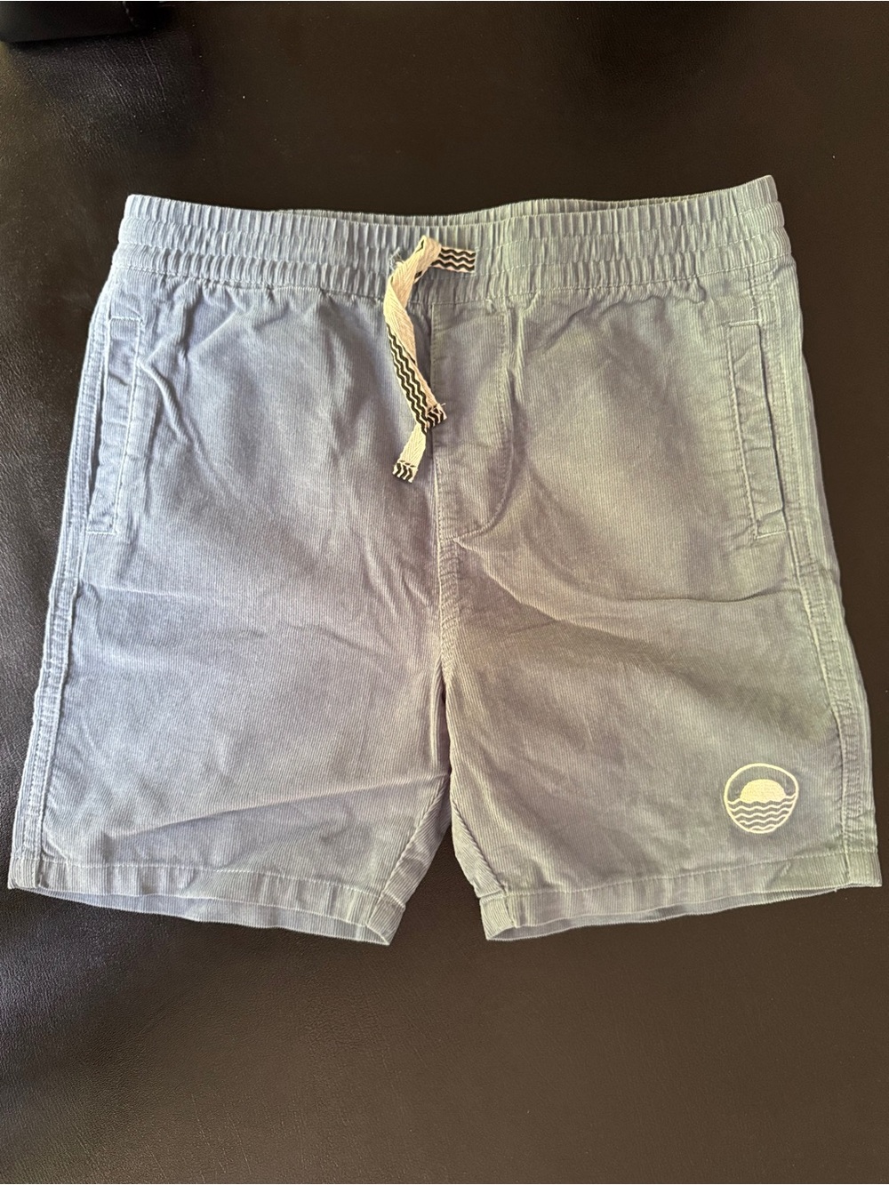 Feather 4 Arrow kids Elastic-Waist Pull-On Shorts in light Blue with Drawstring